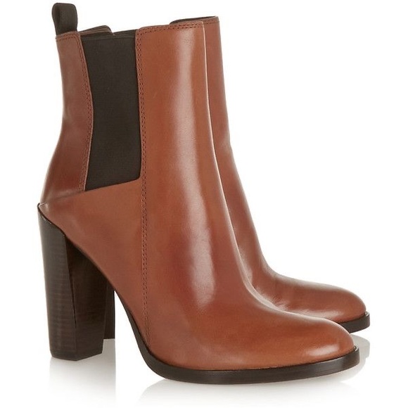Alexander Wang Ankle Boot Brown Leather - Picture 1 of 6